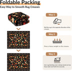 Washable Rug Non-Slip Low Pile Floral