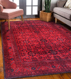 Washable Rug Non-Slip Soft Low Pile Carpet Vintage