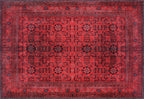 Washable Rug Non-Slip Soft Low Pile Carpet Vintage