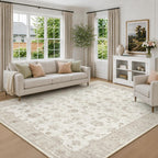 Washable Rug Vintage Boho Living Room