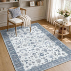 Washable Rug Vintage Boho Living Room