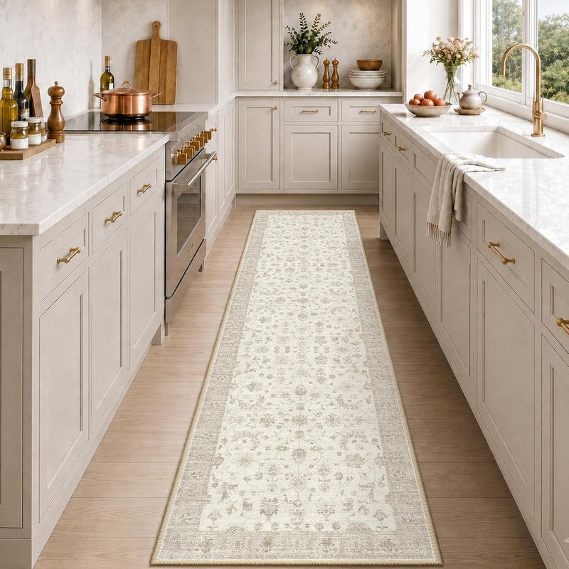 Washable Rug Vintage Boho Living Room