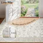 Washable Rug Vintage Boho Living Room