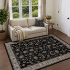 Washable Rug Vintage Boho Living Room