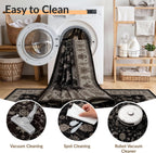 Washable Rug Vintage Boho Living Room
