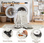 Washable Rug Vintage Boho Living Room
