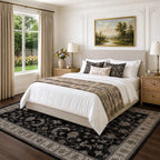 Washable Rug Vintage Boho Living Room