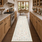 Washable Rug Vintage Boho Living Room