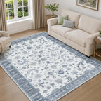 Washable Rug Vintage Boho Living Room