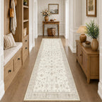 Washable Rug Vintage Boho Living Room
