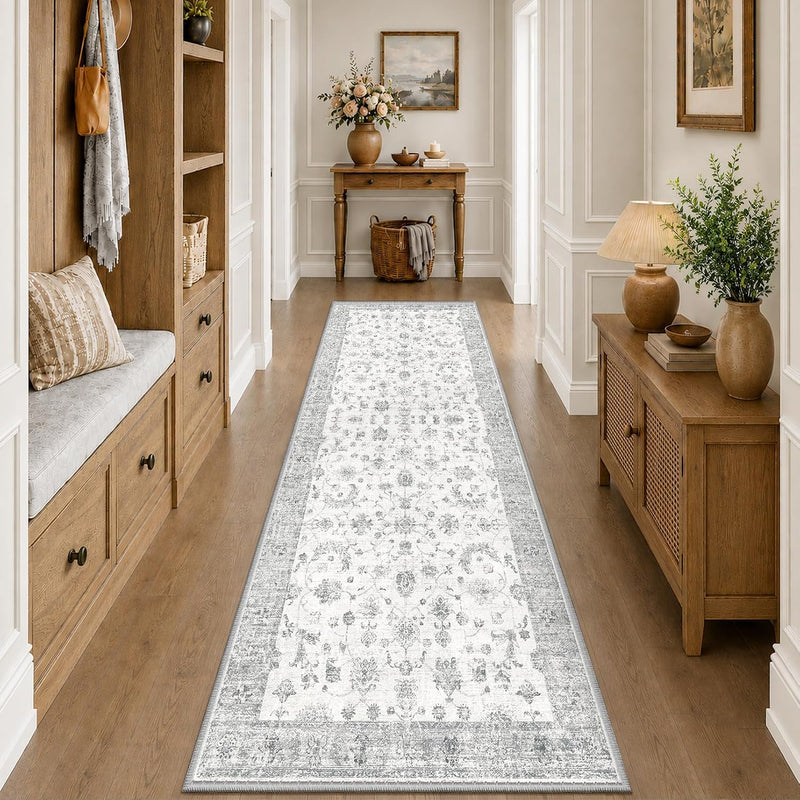 Washable Rug Vintage Boho Living Room