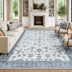 Washable Rug Vintage Boho Living Room