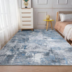 Washable Rugs for Living Room Large Non