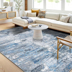 Washable Rugs for Living Room Large Non