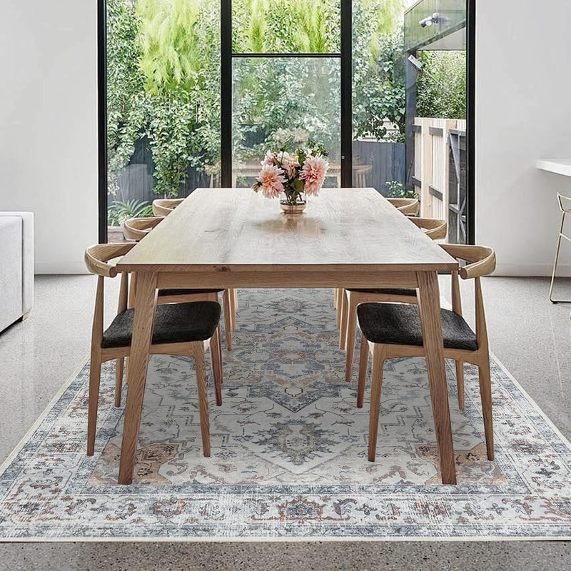 Washable Rugs Living Room Short Pile Area Rug