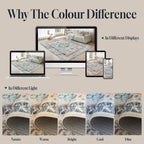 Washable Rugs for Living Room Area Bedroom Short