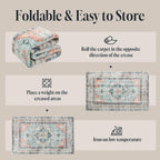 Washable Rugs for Living Room Area Bedroom Short