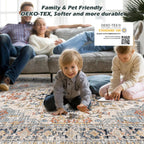 Washable Rugs for Living Room Area Bedroom Short