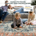 Washable Rugs for Living Room Area Bedroom Short