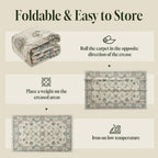 Washable Rugs for Living Room Area Bedroom Short