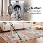 Washable Rugs for Living Room Area Bedroom Short