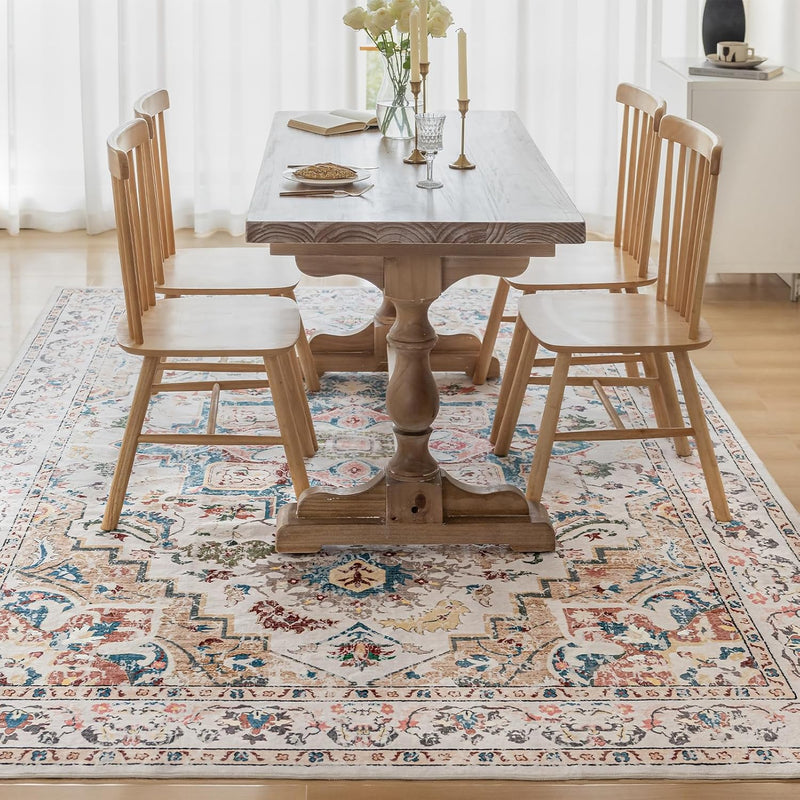 Washable Rugs Living Room Short Pile Area Rug