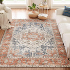 Washable Rugs for Living Room Area Bedroom Short