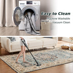 Washable Rugs for Living Room Area Bedroom Short