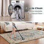 Washable Rugs for Living Room Area Bedroom Short