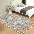 Washable Rugs for Living Room Area Bedroom Short
