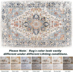 Washable Rugs for Living Room Area Bedroom Short