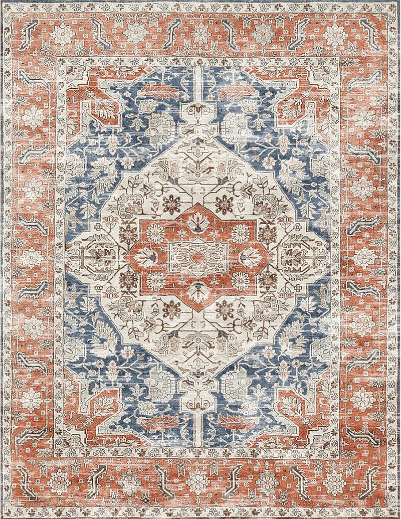 Washable Rugs Living Room Short Pile Area Rug