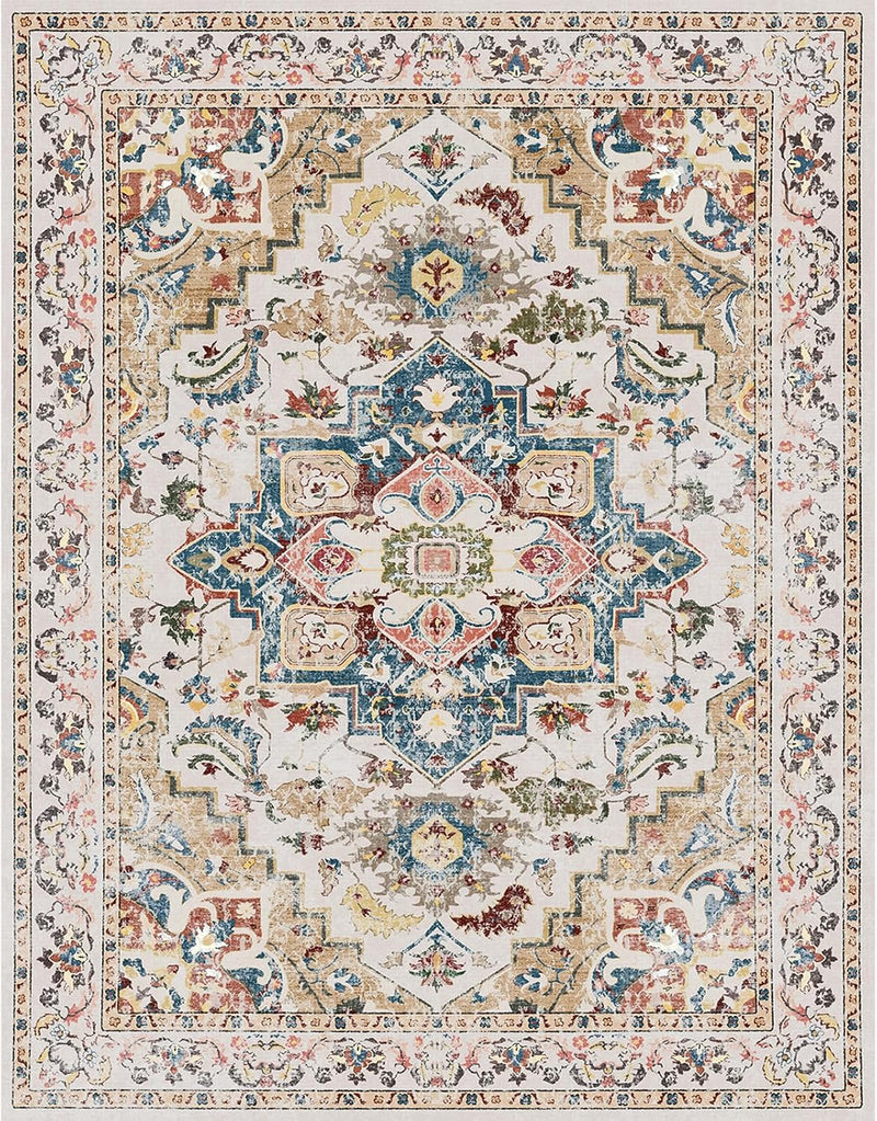 Washable Rugs Living Room Short Pile Area Rug