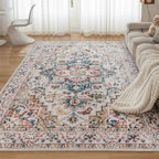 Washable Rugs for Living Room Area Bedroom Short