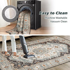 Washable Rugs for Living Room Area Bedroom Short