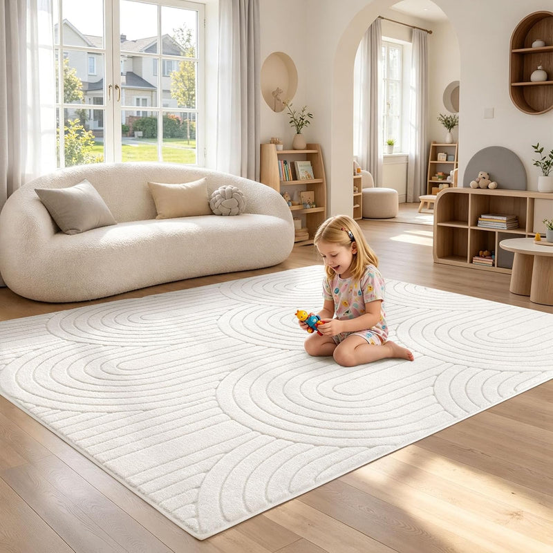 Washable Rugs for Living Room Bedroom