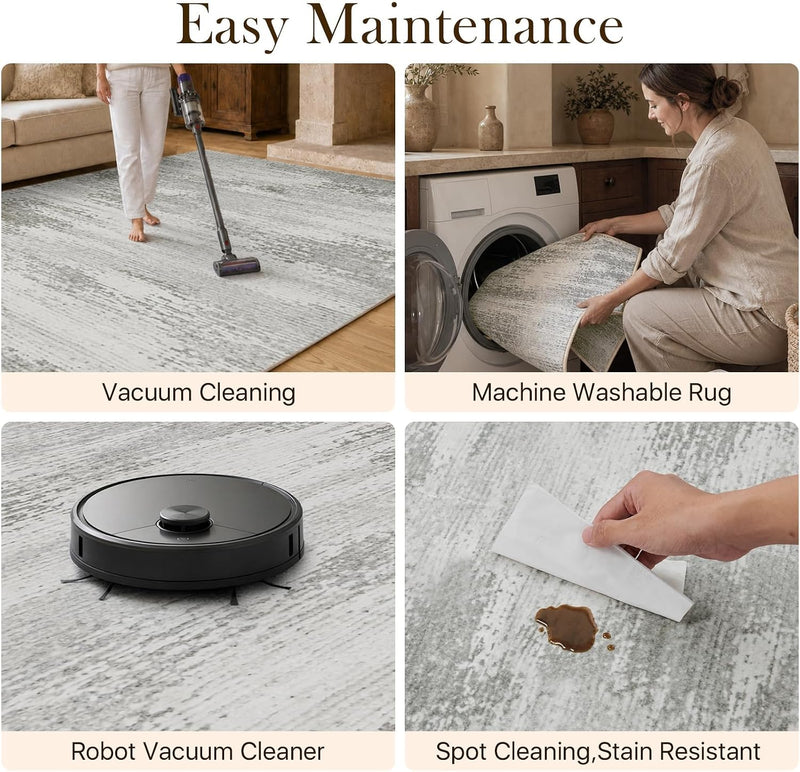 Washable Rugs for Living Room Large Centre