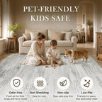 Washable Rugs for Living Room Large Centre