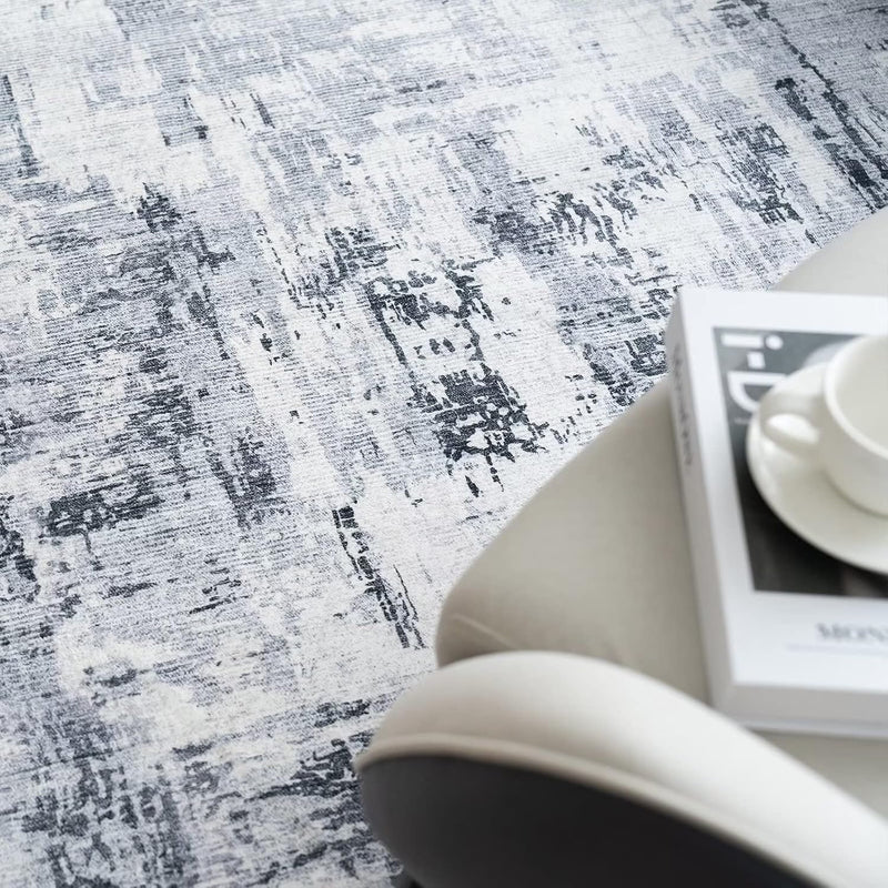 Washable Rugs for Living Room Large Modern Soft