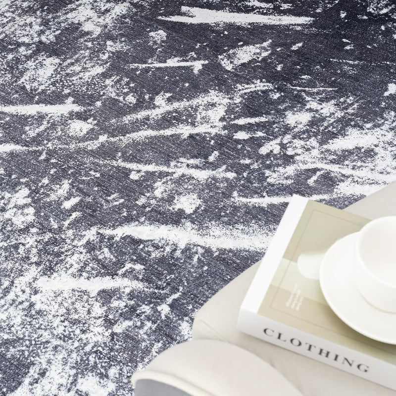 Washable Rugs for Living Room Large Modern Soft