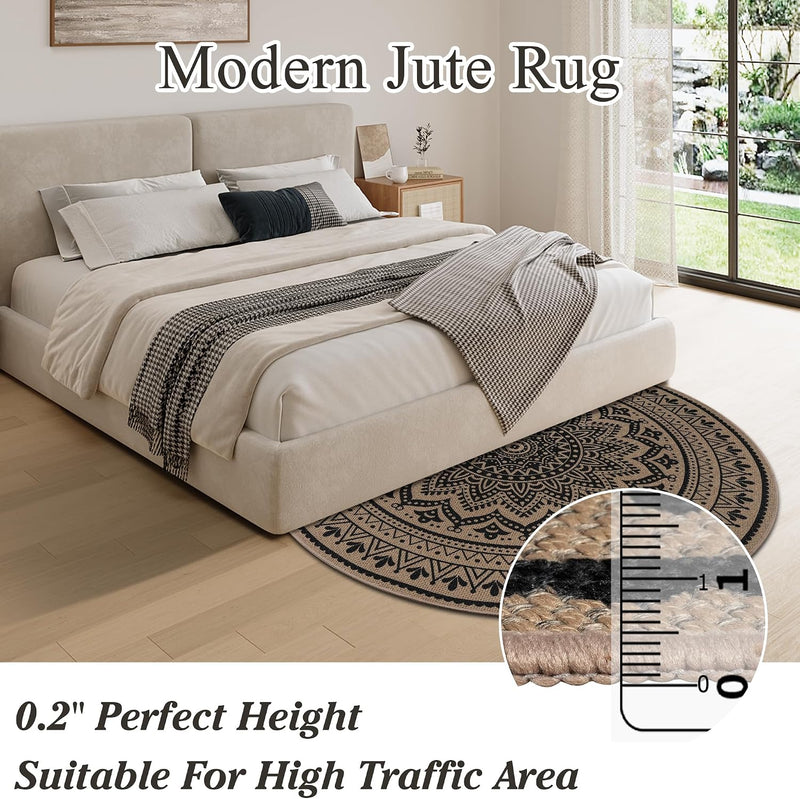 Washable Rugs for Living Room Mandala
