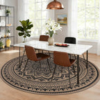 Washable Rugs for Living Room Mandala
