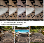 Washable Rugs for Living Room Mandala