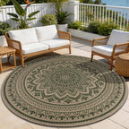 Washable Rugs for Living Room Mandala