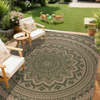 Washable Rugs for Living Room Mandala