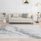 Washable Rugs for Living Room Modern Soft Faux