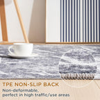 Washable Rugs for Living Room Modern Soft Faux