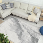 Washable Rugs for Living Room Modern Soft Faux
