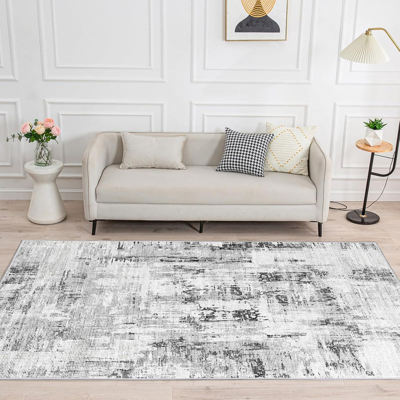 Washable Rugs for Living Room Large Modern Soft