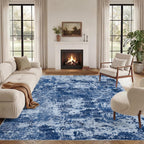 Washable Rugs for Living Room Modern Soft Faux